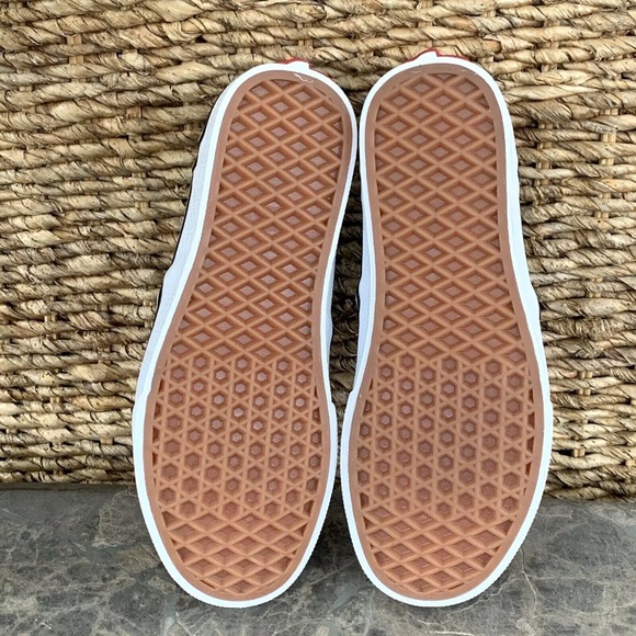 Vans Asher Butterfly Checkerboard Slip On Shoes Womens Size 6 Black VN000VOSJBW - Picture 12 of 13